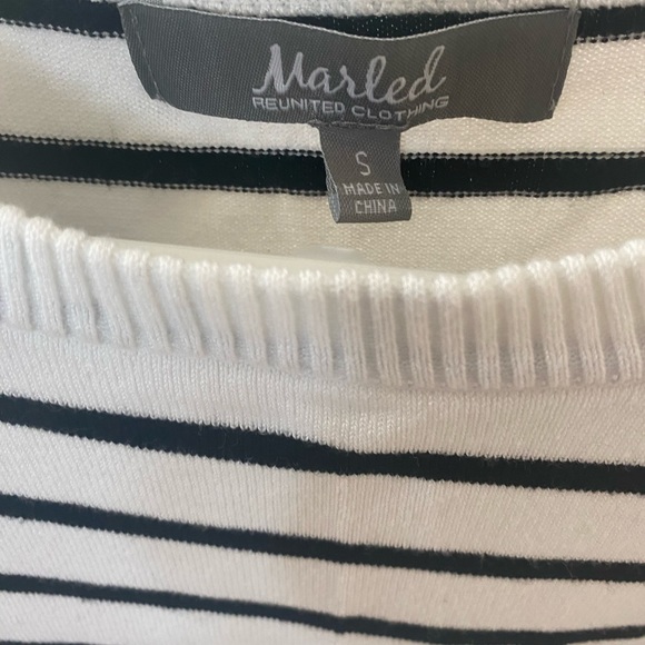 Stripe lightweight sweater tee - Picture 3 of 4